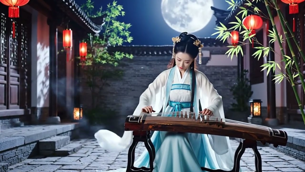 Beautiful Chinese Relaxing Music 🎧 Guzheng & Bamboo Flute Instrumental Zen For Meditation