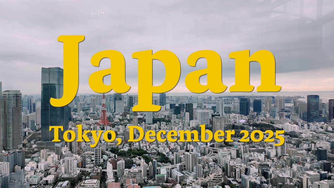 Travel reel (Dec 2025) - Japan - Akihabara, Asakusa, Kamakura, Shibuya, Shinjuku and Setagaya