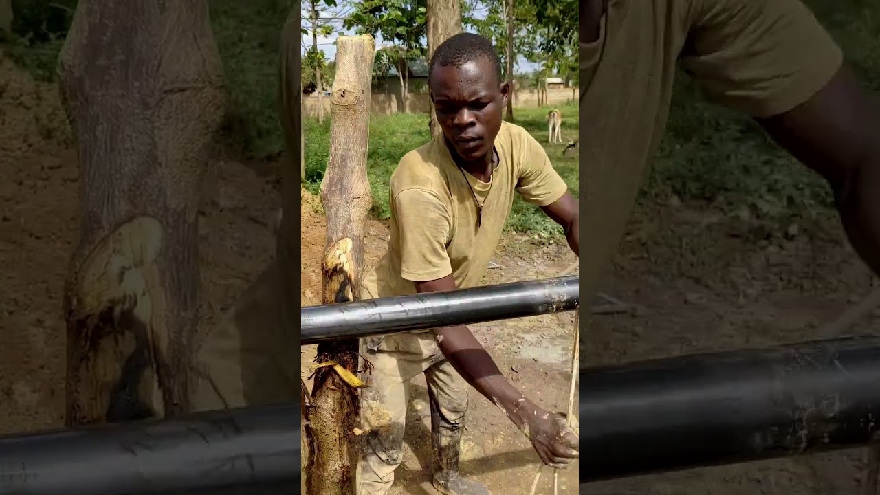 DRILLING WATER UNDER THE GROUND IN BUSOWA VILLAGE  BUGIRI DISTRICT UGANDA