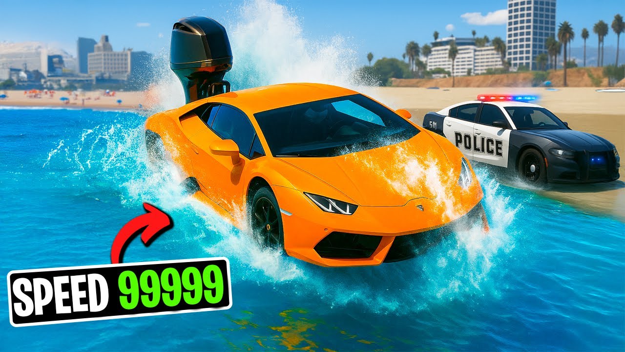 Every Time I Crash My Boat Car Gets Faster in GTA 5