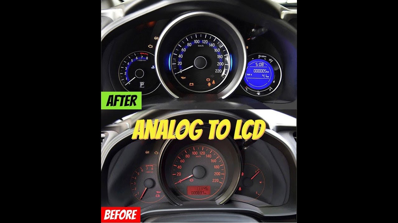 Honda | ANALOG to LCD dash CLUSTER installation 🛠