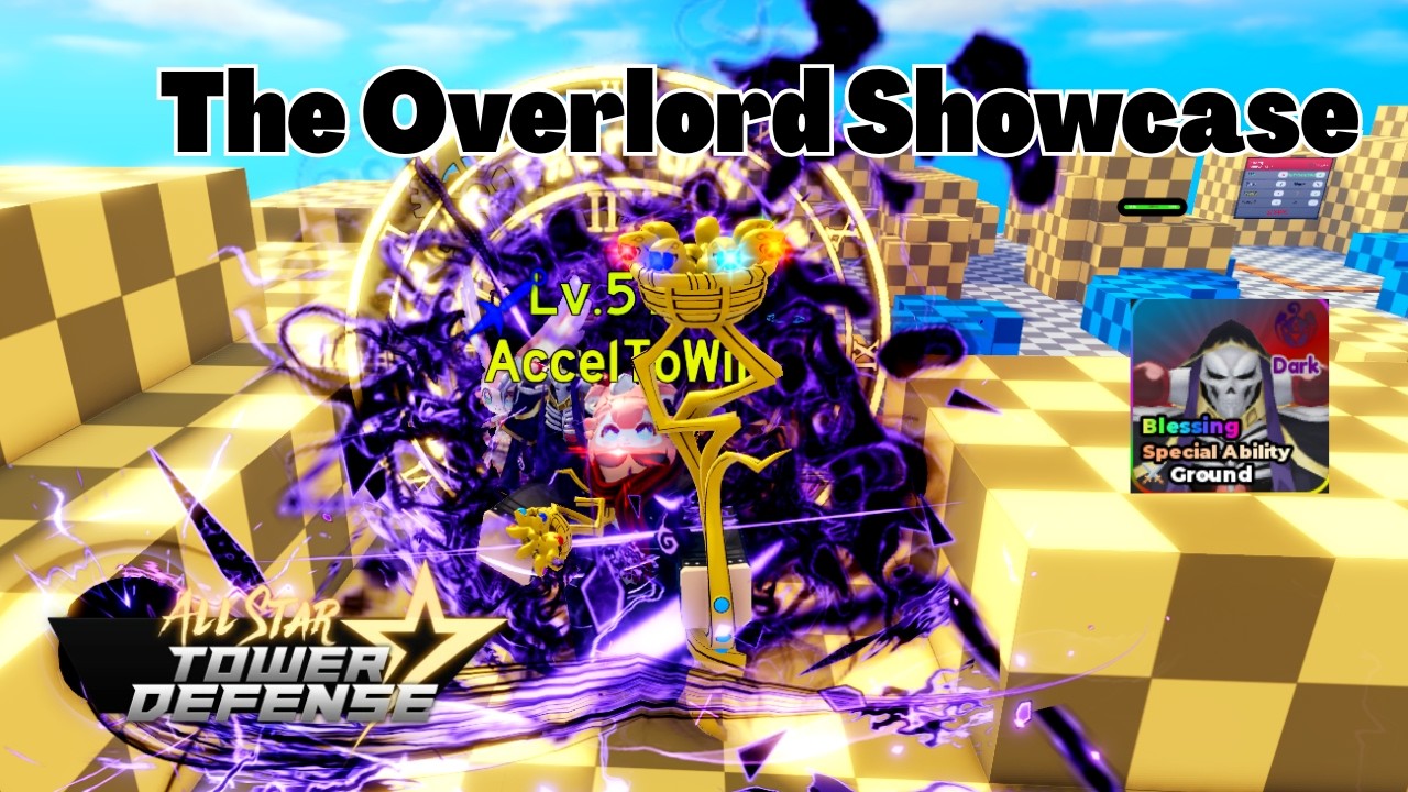 Обзор Оверлорда (Ainz Overlord) в All Star Tower Defense ASTD