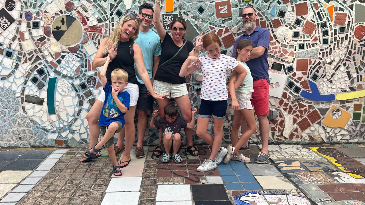 Philadelphia Magic Gardens trip! Gorgeous mosaic wonderland #philly #phillyart
