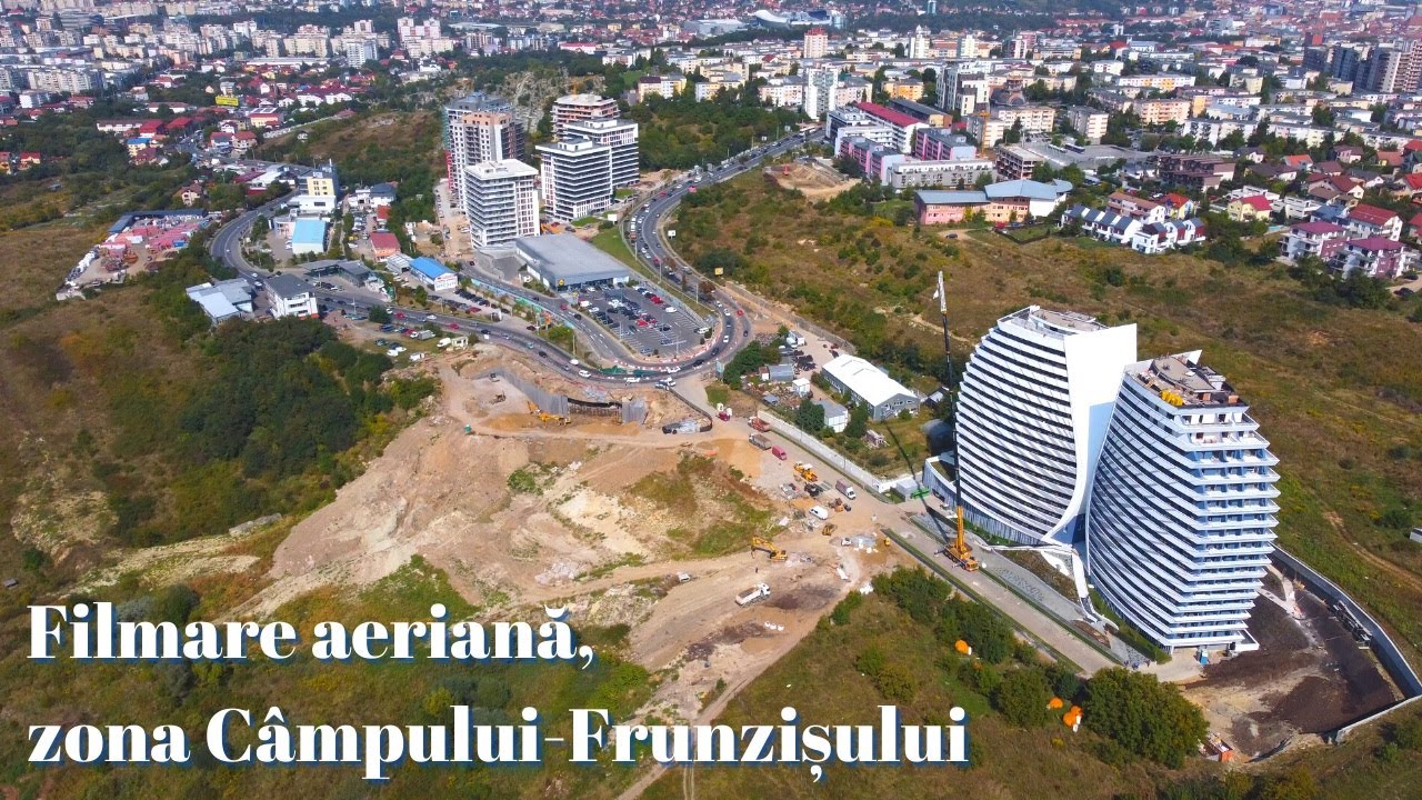 Filmare aeriană, zona Câmpului -Frunzișului