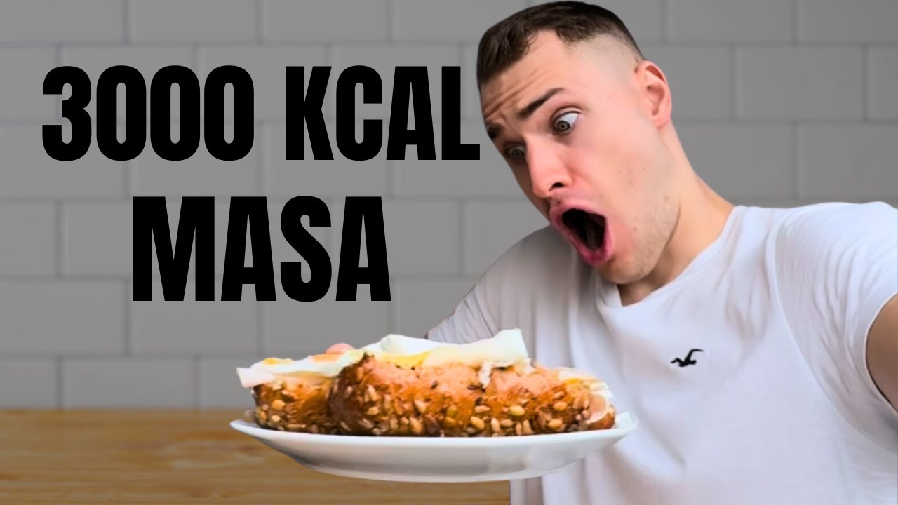 CAŁY DZIEŃ JEDZENIA NA MASIE 3000 KALORII CZ.7