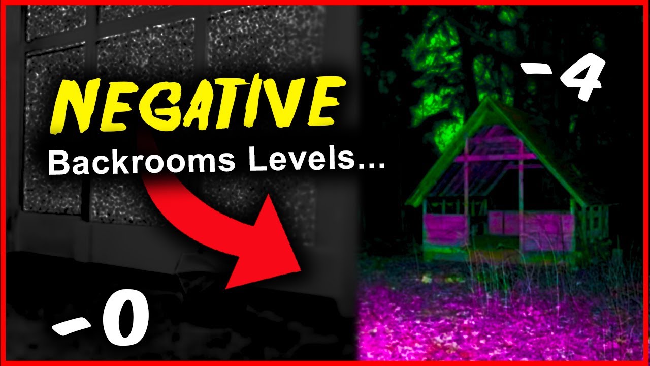 The Backrooms NEGATIVE levels…