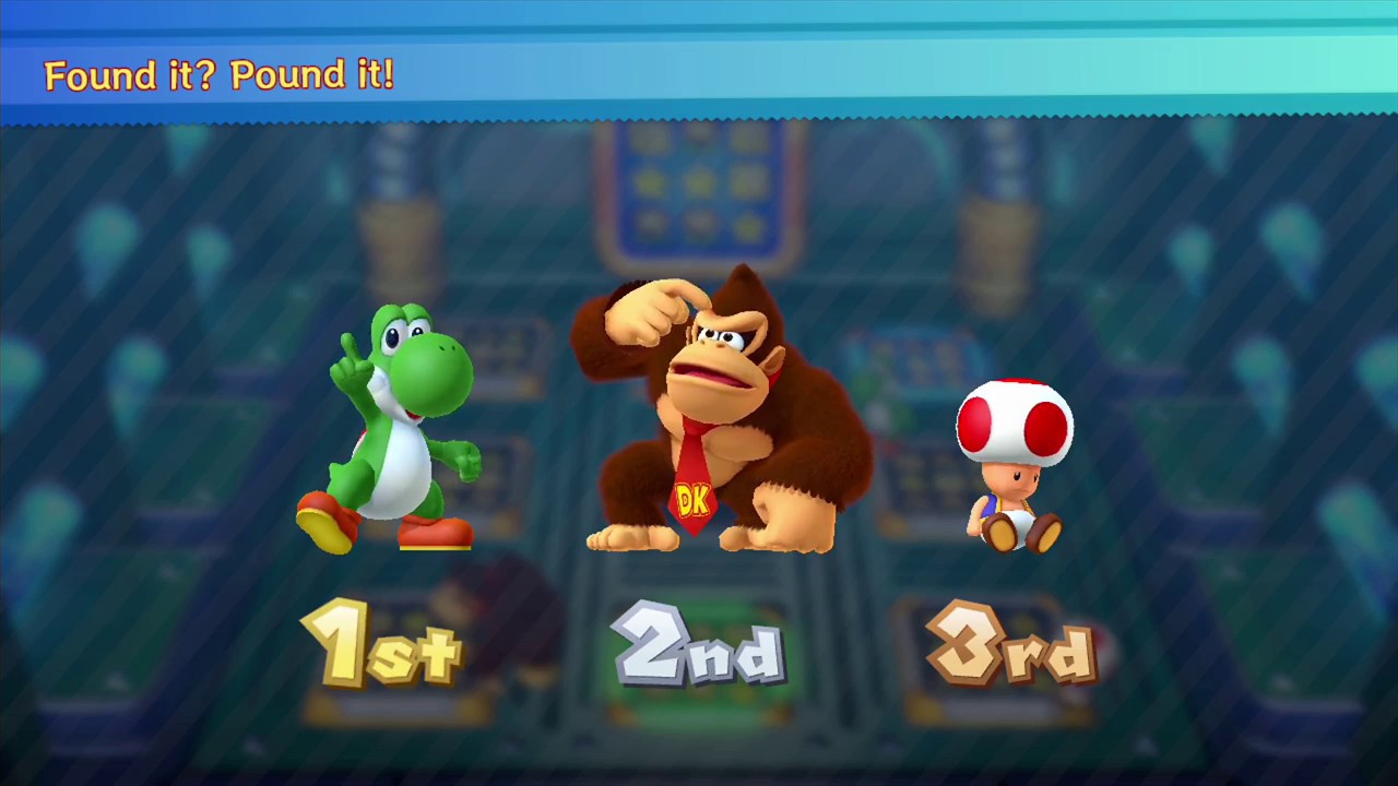 Mario Party 10 - Coin Challenge (3 Player -  Master CPU) Yoshi vs Donkey Kong vs Wario vs Toad #80