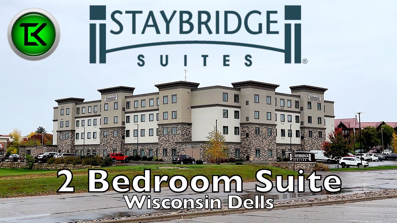 Hotel Tour: Staybridge Suites Wisconsin Dells - Lake Delton (IHG Hotel) 2 bedroom suite #hotel