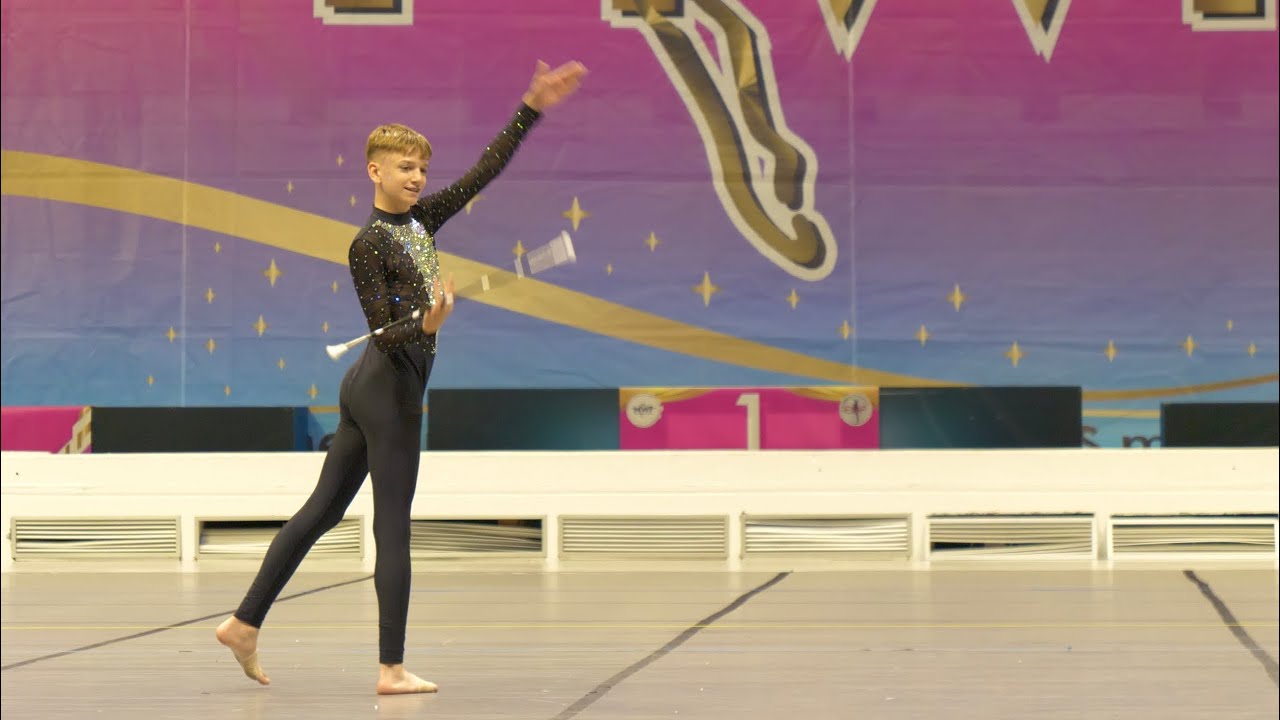 *Garesnicke Mažoretkinje* - solo  acro BATON boy-XX European Majorette Championship MWF -Monza 2025