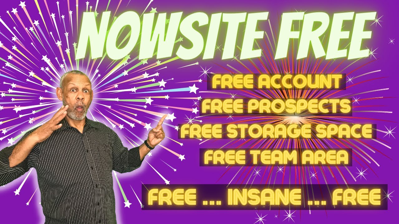 Nowsite Introduces Free User Accounts | Free Prospects | Free Storage