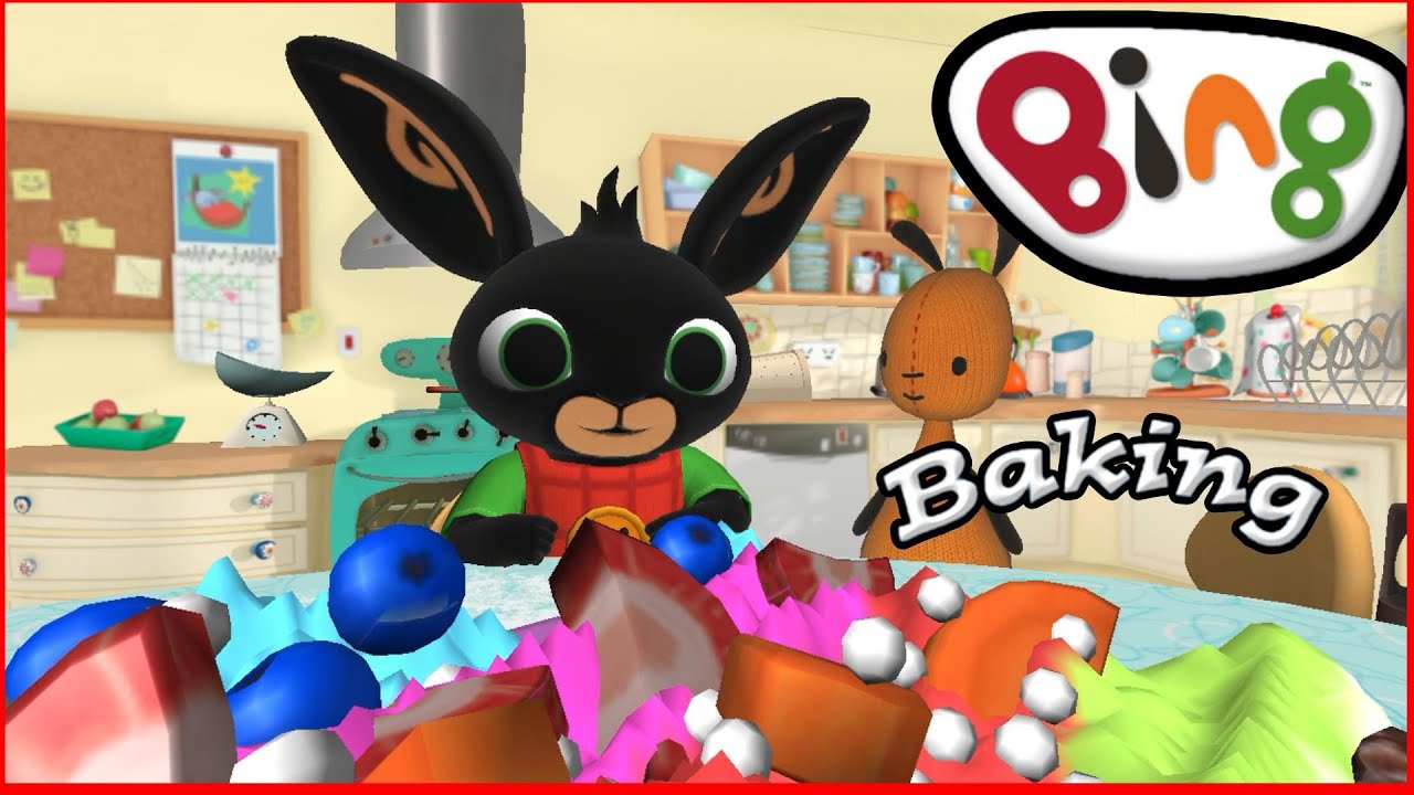Bing Baking Play and Decorate Colorful Cakes | Bing Bunny Gameplay