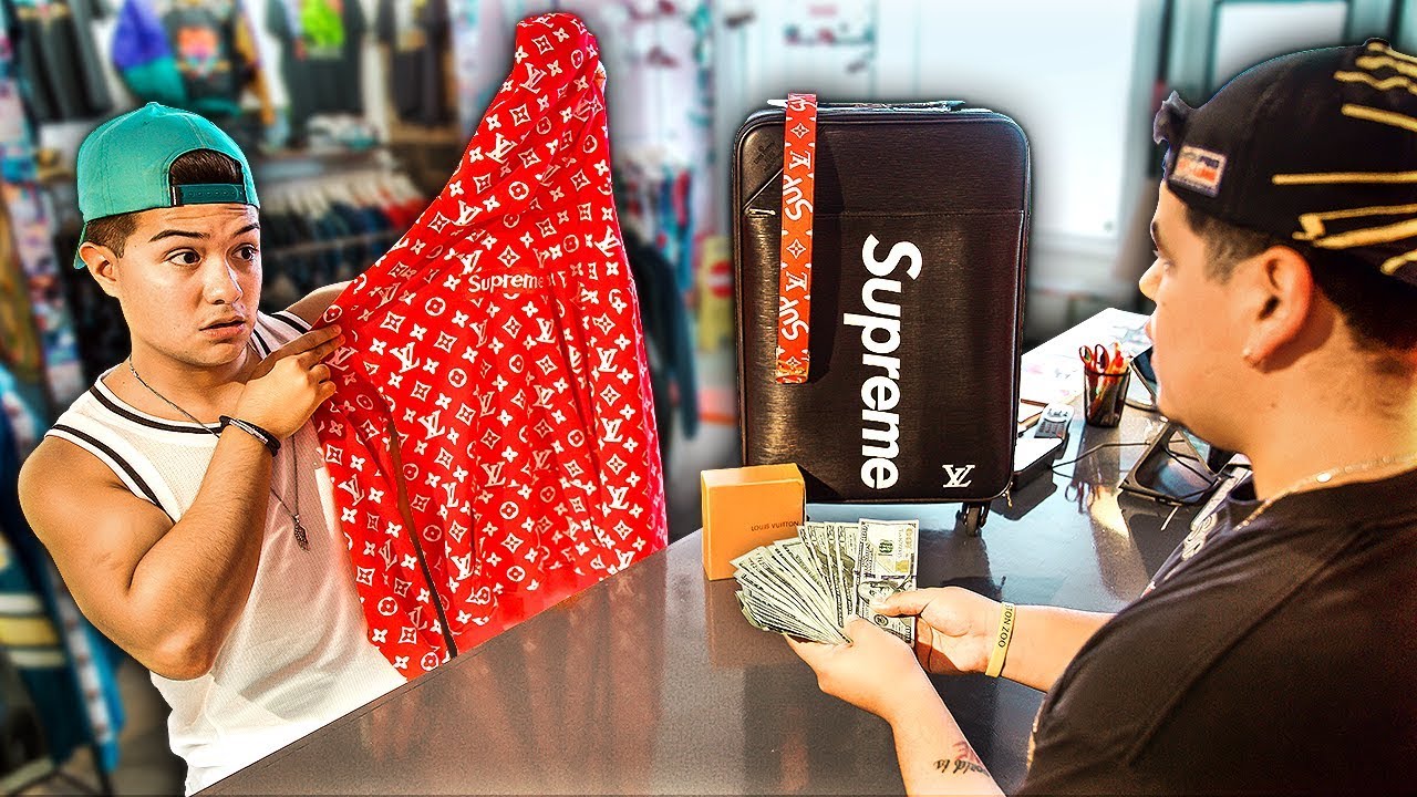 Returning Fake Supreme Louis Vuitton Worth $20,000