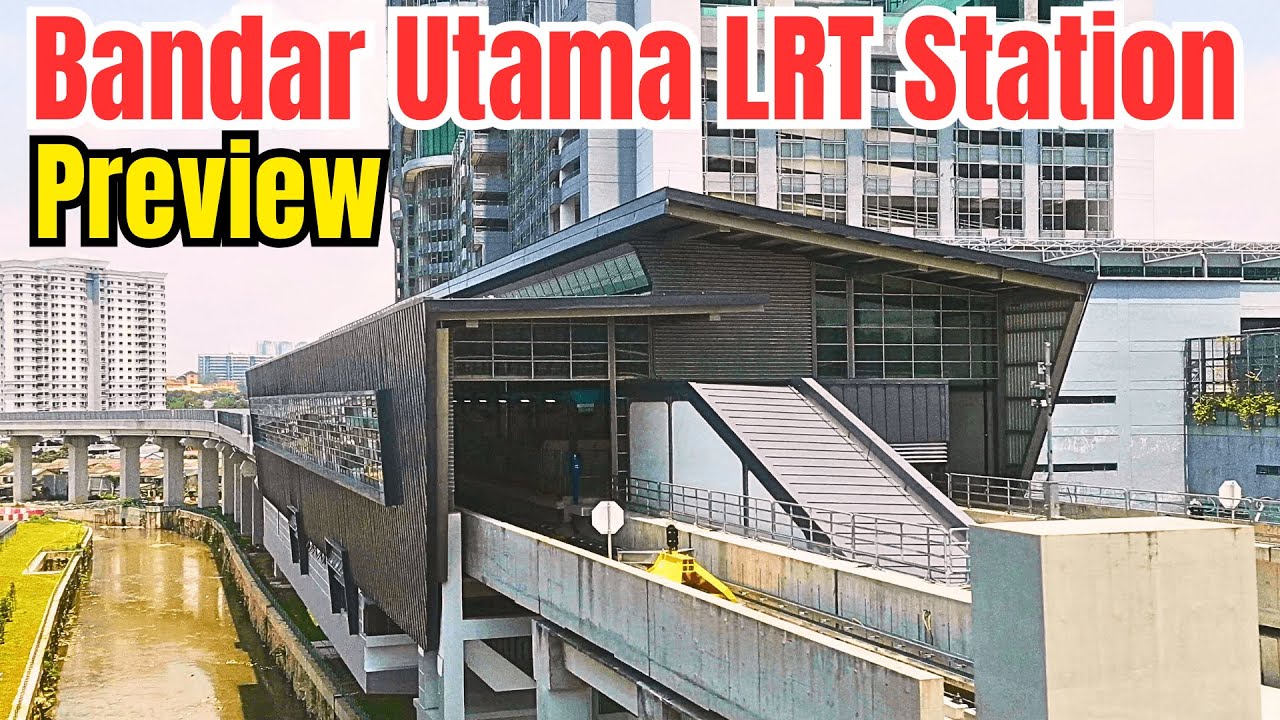 Bandar Utama LRT Station - interchange station with Bandar Utama MRT Station