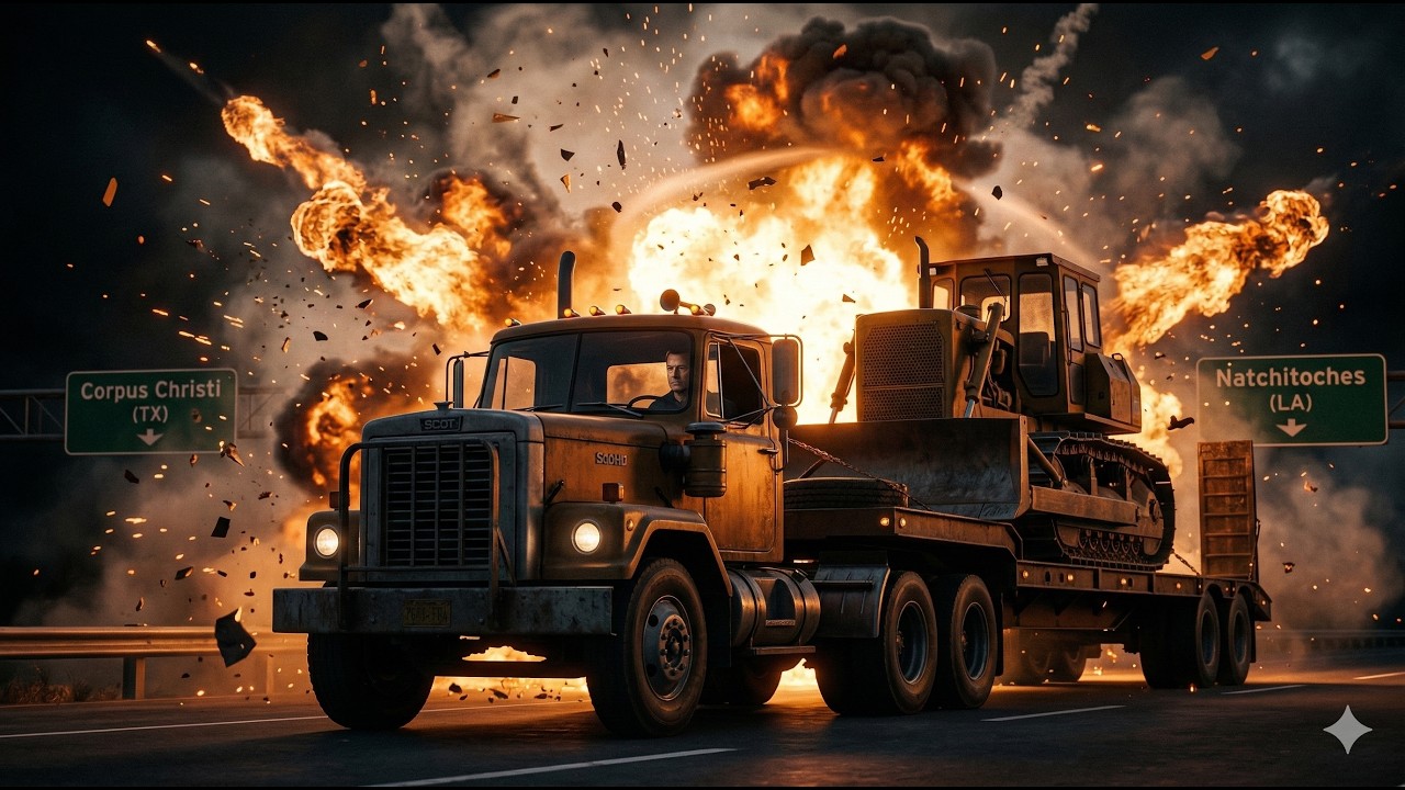 Old School Muscle: Scot A2HD Daycab vs. 17.5 Tons | Corpus Christi → Natchitoches | ATS