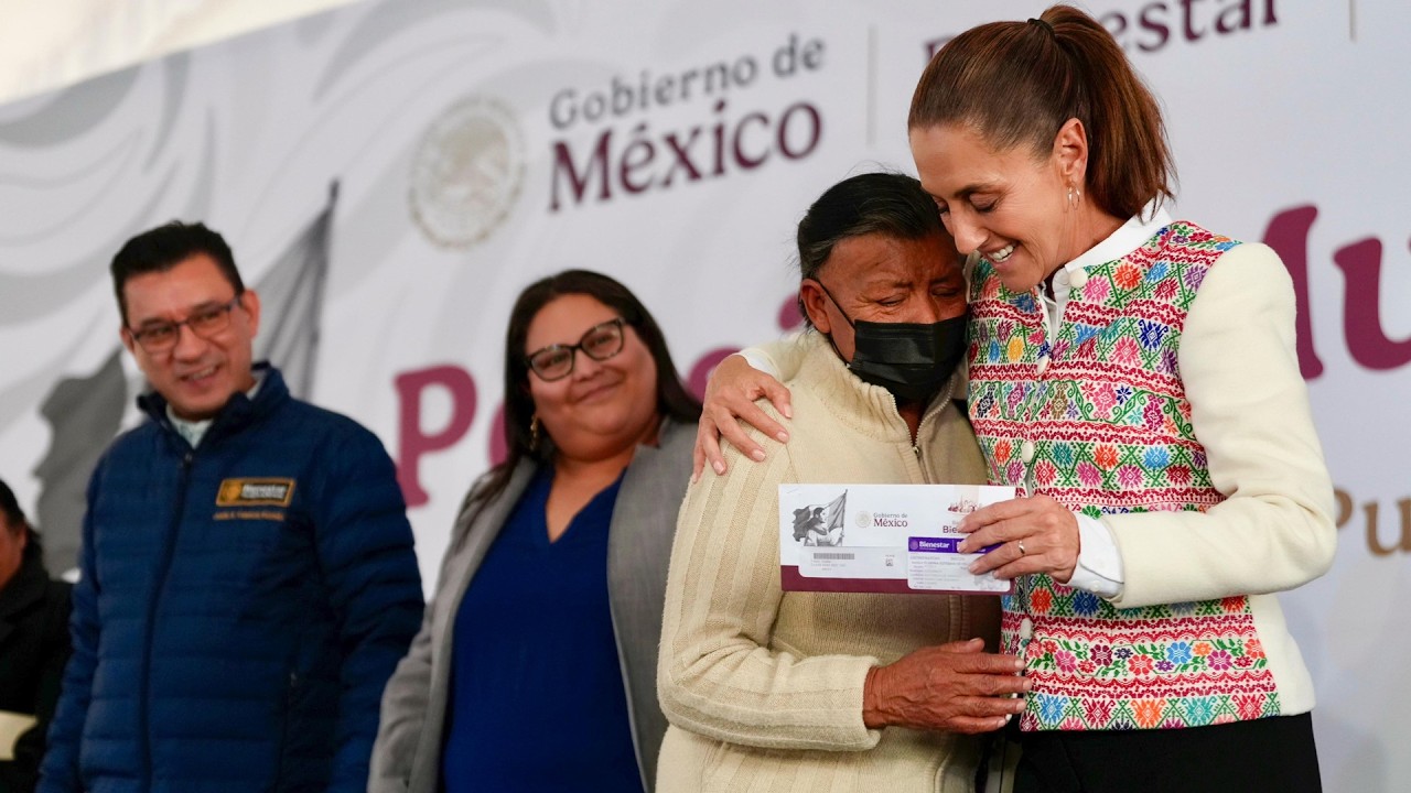Pensión Mujeres Bienestar. Acatzingo, Puebla
