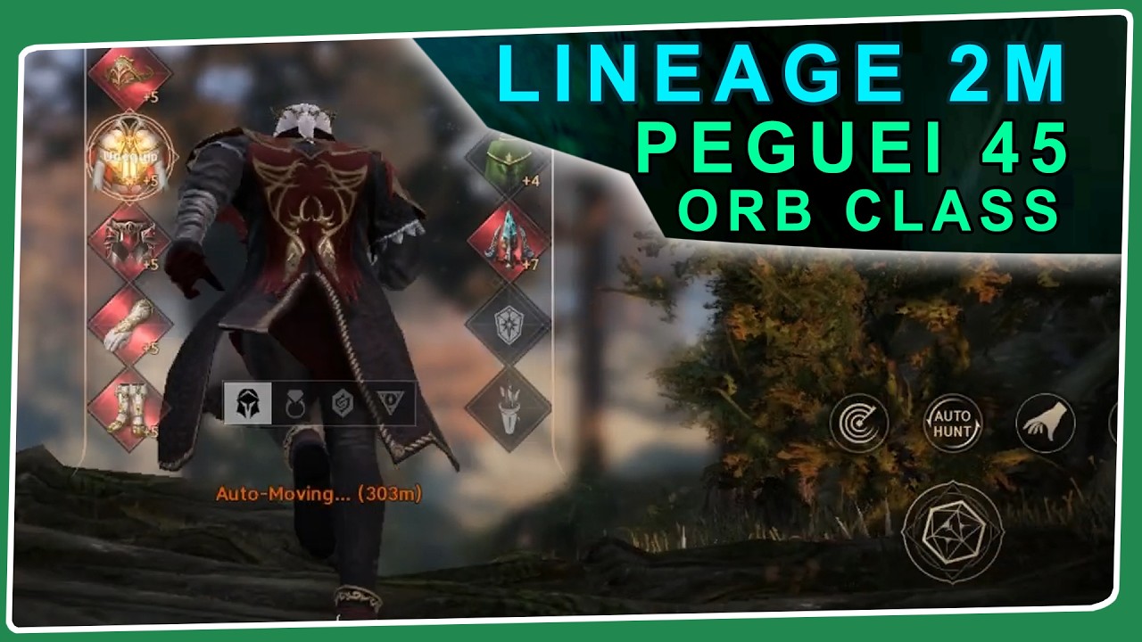 Lineage 2M - PEGUEI LEVEL 45 | GAMEPLAY CLASSE ORB (Parte 7) DICA NO FINAL SOBRE OS SERVERS FULL