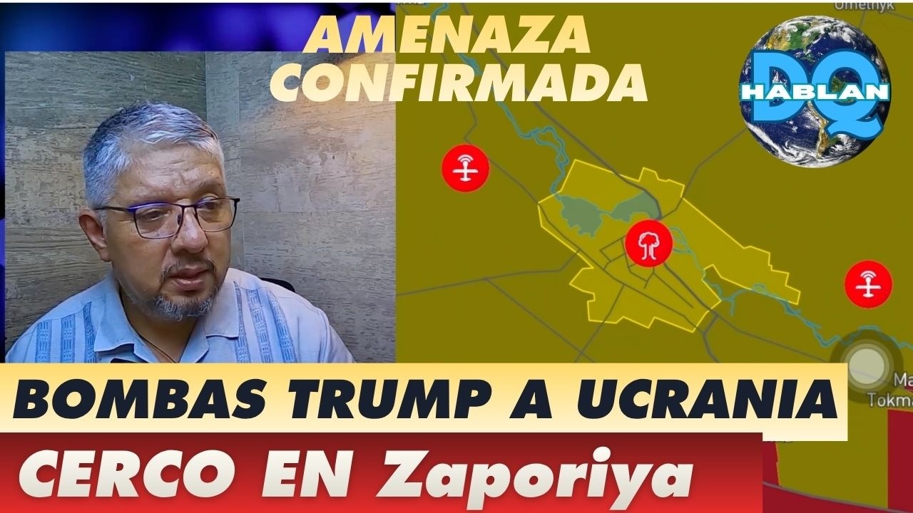 CERCO EN ZAPORIYIA: Los Rusos a 50km | &iquest;Por qu&eacute; Trump vende Bombas JDAM a Ucrania?