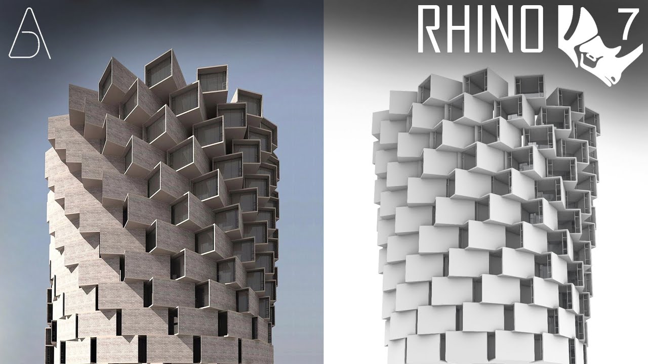 Rhino Architecture Modeling Tutorial - Baori