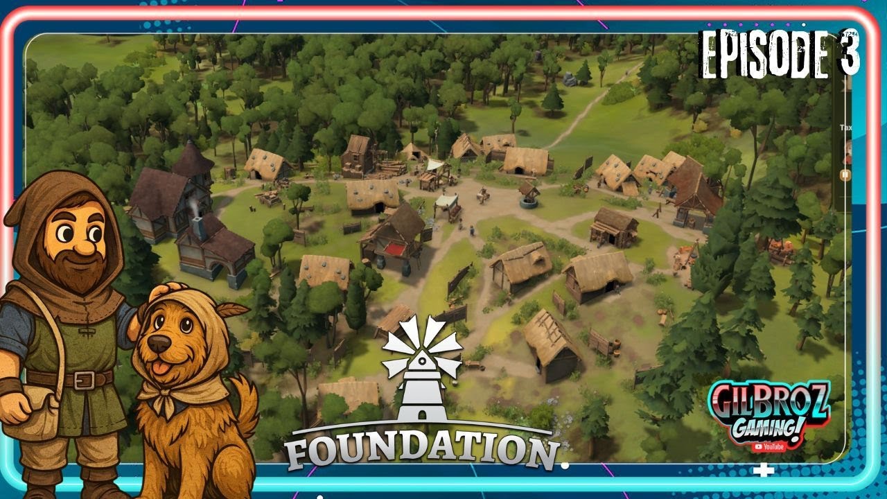 Foundation Ep 3 – Farming, Taxes & Edicts! Running a REAL Kingdom Now