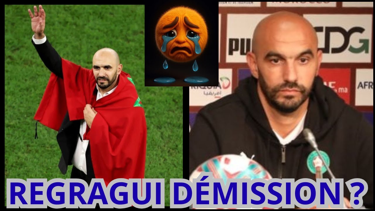 🚨 Séisme au Maroc : Regragui démissionne après la finale CAN ? Fin d’ère avant le Mondial 2026 !