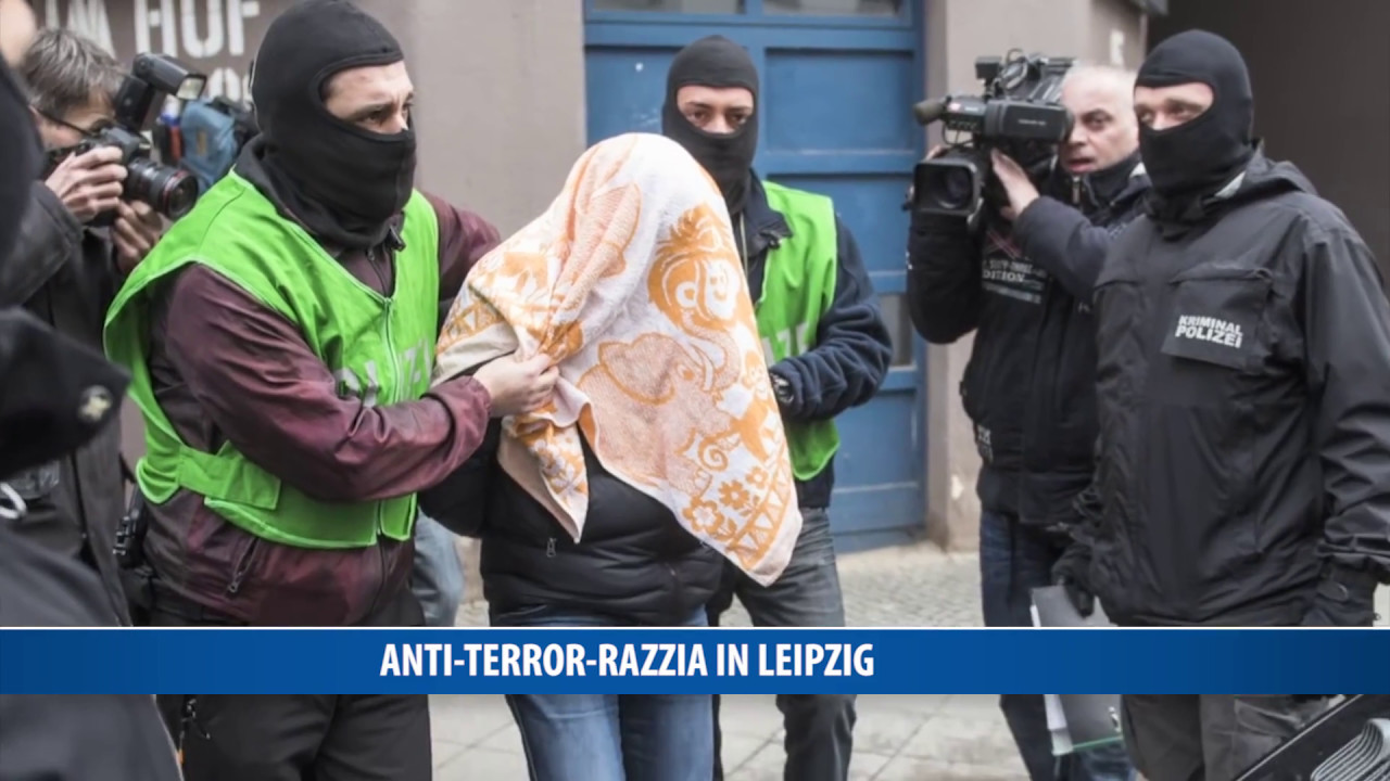 Terror-Razzia in Leipzig