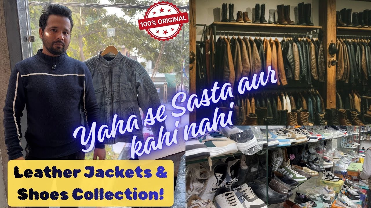 India’s CHEAPEST Leather Jacket Market 🔥 Kanpur Leather Market | Adilstation #leatherjacket #kanpur