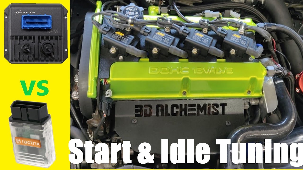 AEM vs Stock ECU, Start and Idle tuning
