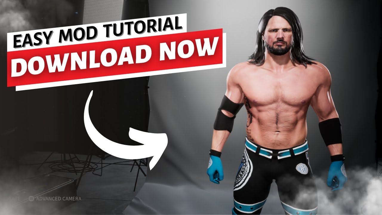 AJ Styles is ALL ELITE !! AEW Fight Forever Mods Tutorial