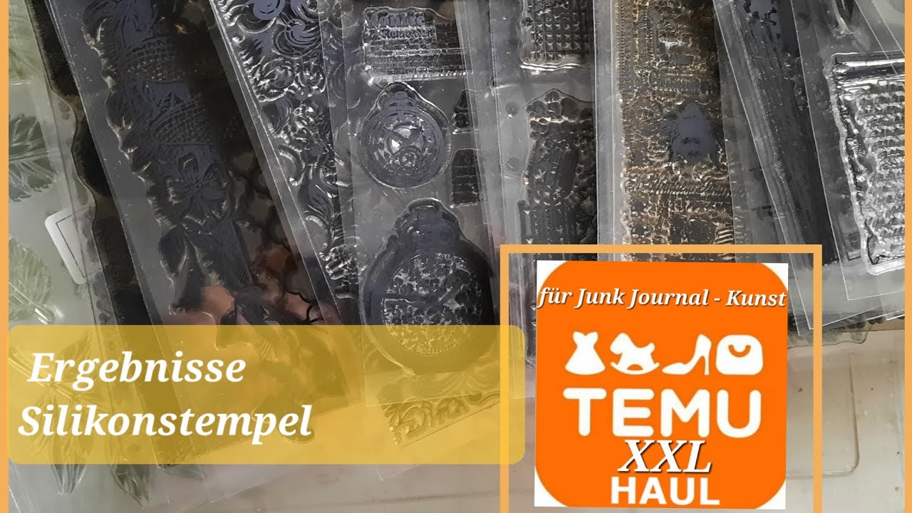 🇩🇪 Silikonstempel und Farbe von TEMU und ausmalen. Teil 1