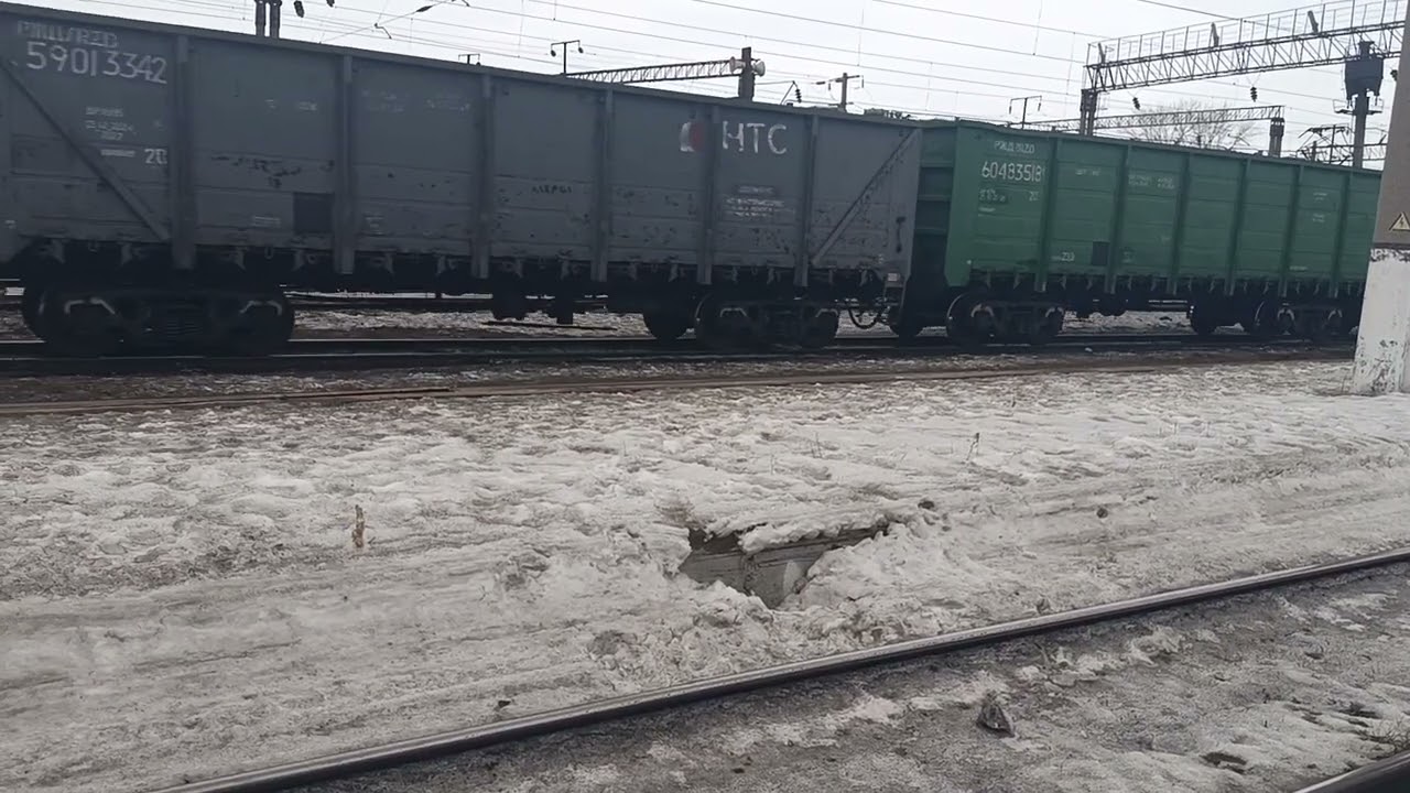 ВЛ80т-1928(тчэ-11 Астана) с Нечётным 1651 Грузовым Поездом 