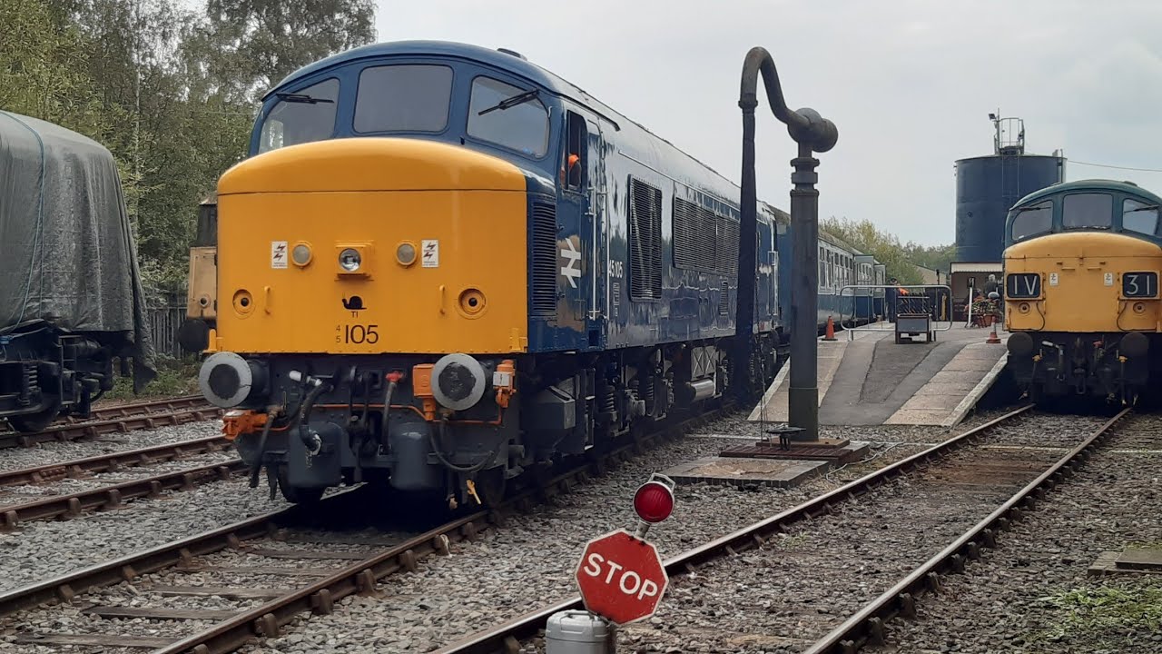 Barrow Hill Roundhouse 45105 & 03066 Passenger Shuttles 27/09/2025