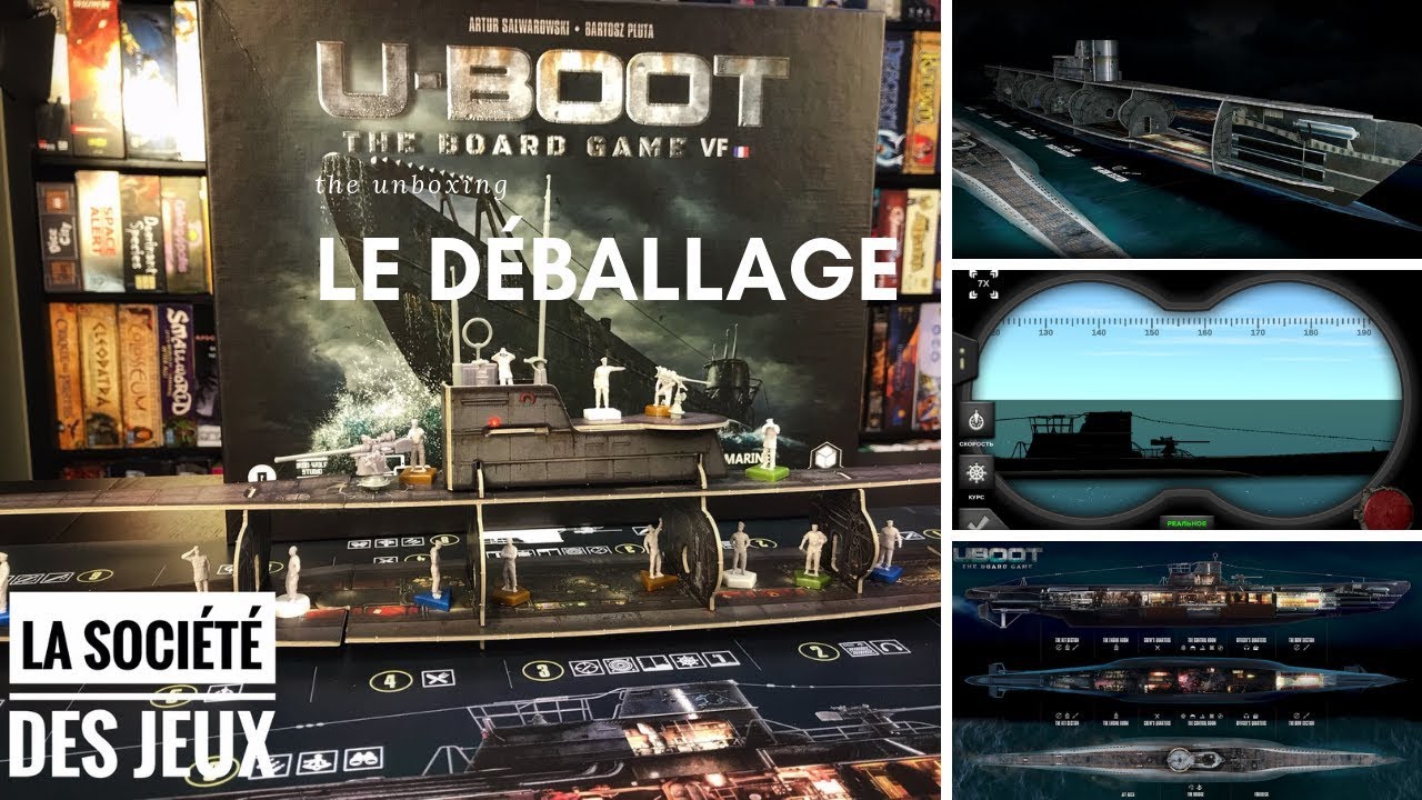 U-BOOT the Board Game - Le déballage