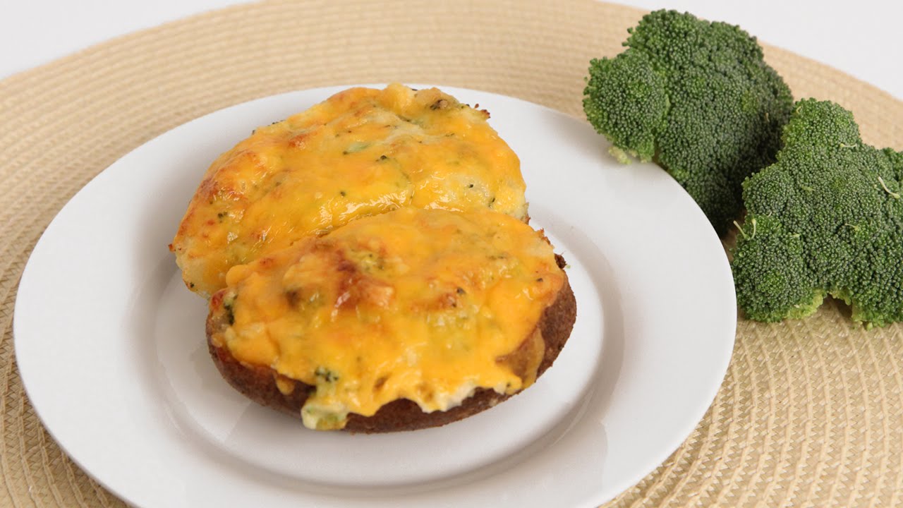 Cheddar Broccoli Twice Baked Potato Recipe - Laura Vitale - Laura in the Kitchen Episode 834