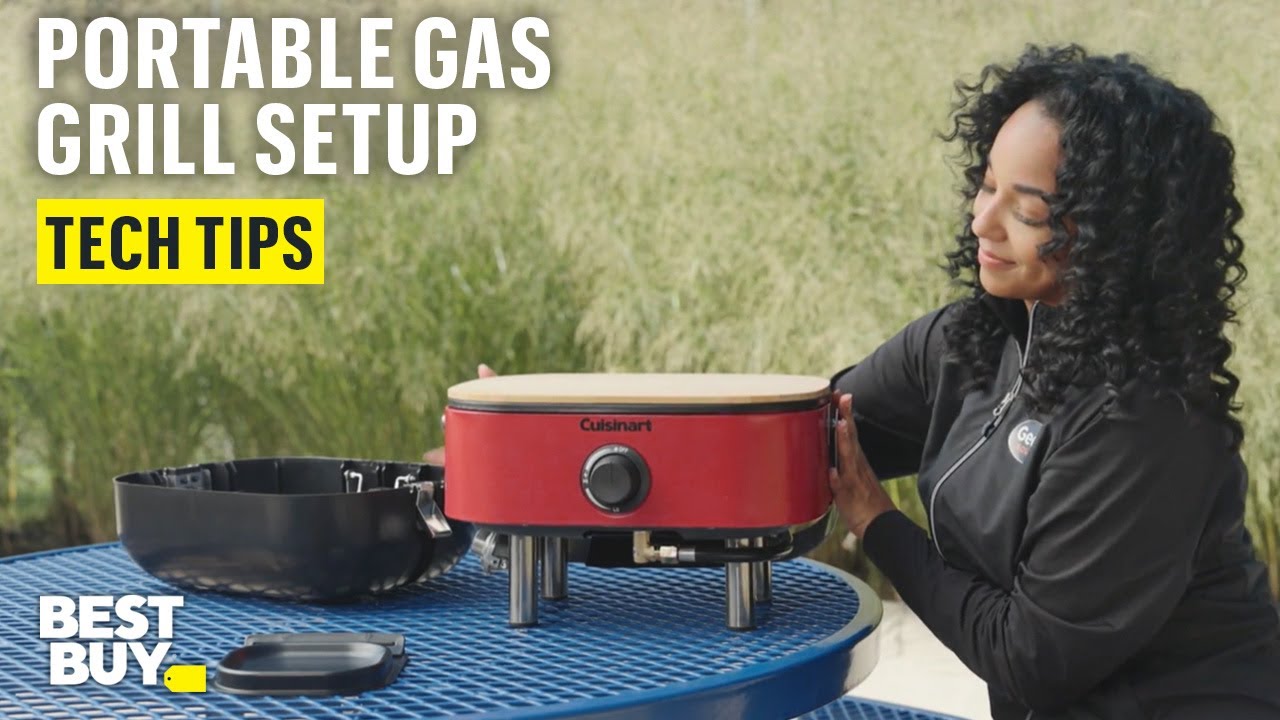 Getting Ready to Cook with the Cuisinart Venture Portable Gas Grill – Tech Tips from Best Buy