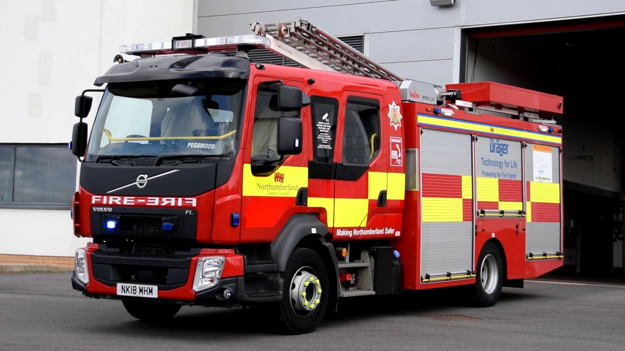 Northumberland Fire and Rescue Service - Pegswood Blue Light Demos + Driver Training Run