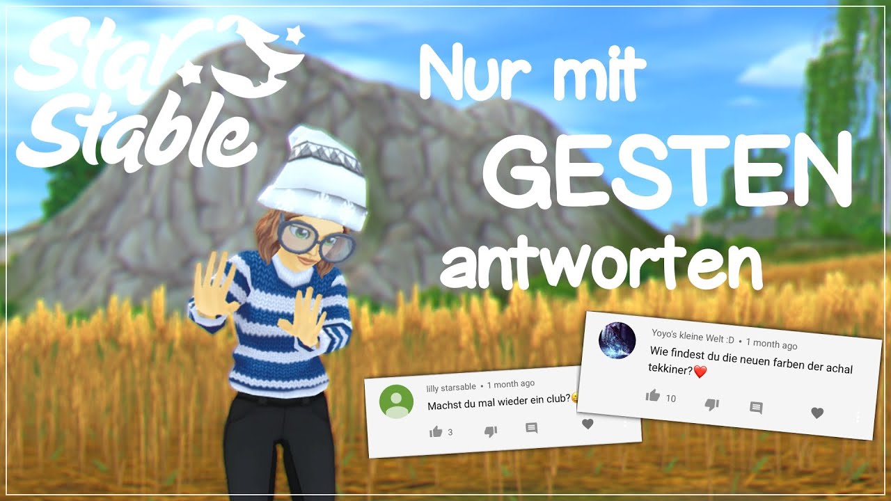 Nur mit GESTEN antworten | StarStableOnline [Malibu Stacy]