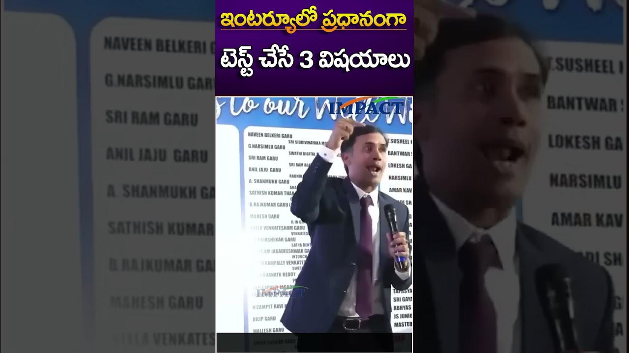 Most Powerful Speech By Sripadaram || IMPACT || 2024 #motivation #mindset #interview