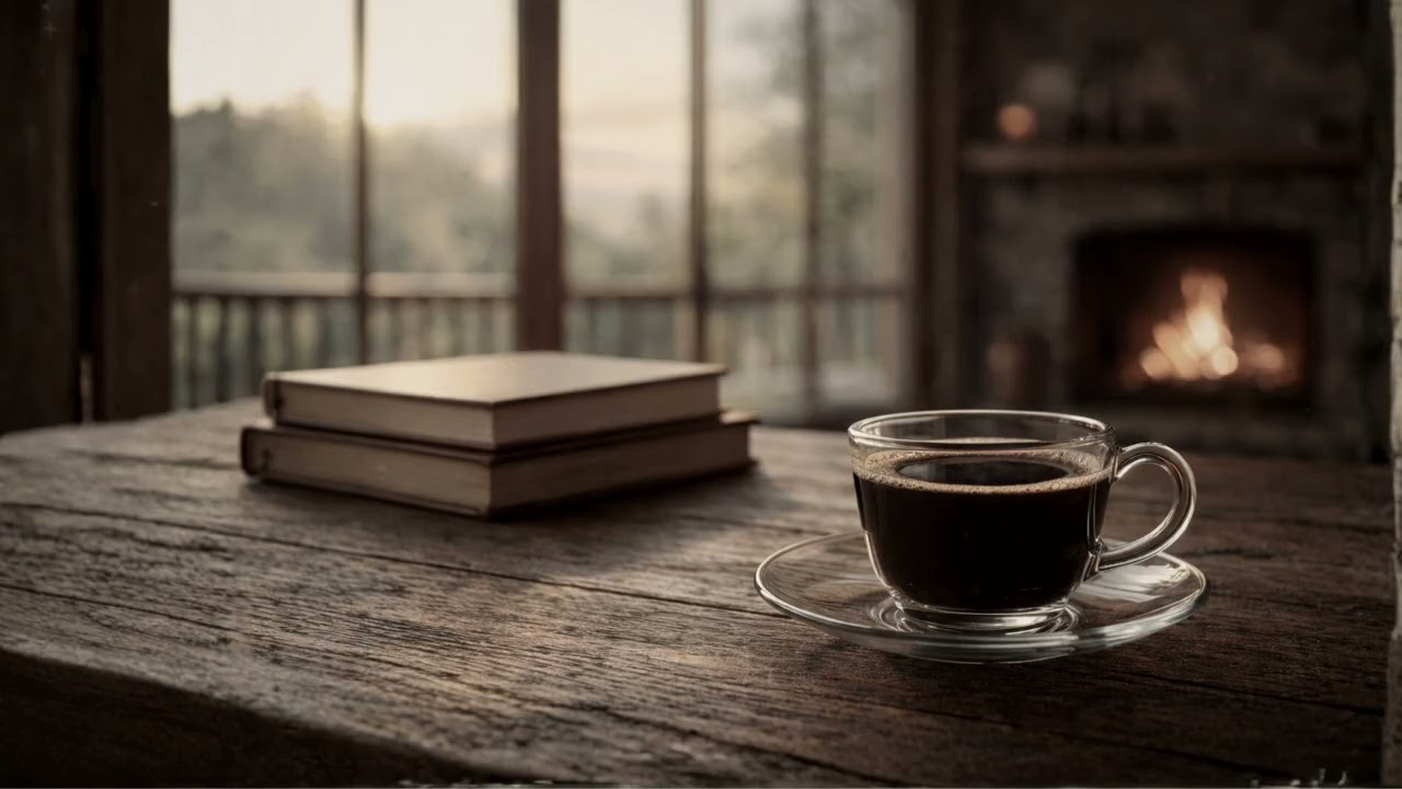 Your Quiet Corner ☕ Cozy Winter Jazz by the Fireplace
