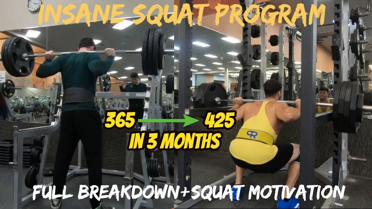 SMOLOV SQUAT Routine | 365 - 425lbs | Full Program Breakdown+Squat Motivation (60 lb INCREASE!!)