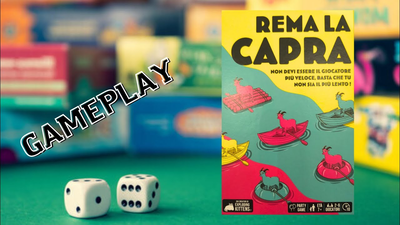 Rema La Capra (gioco da tavolo) - Gameplay italiano