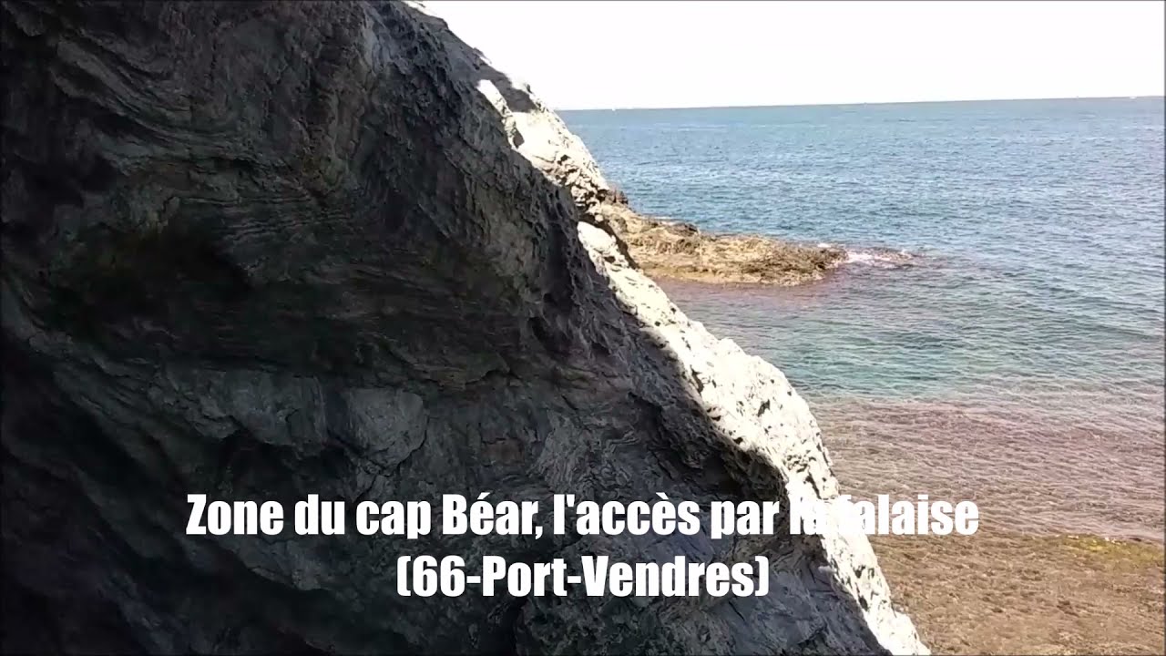 Zone de chasse sous-marine du cap Béar, l'accès par la falaise (66-Port Vendres)