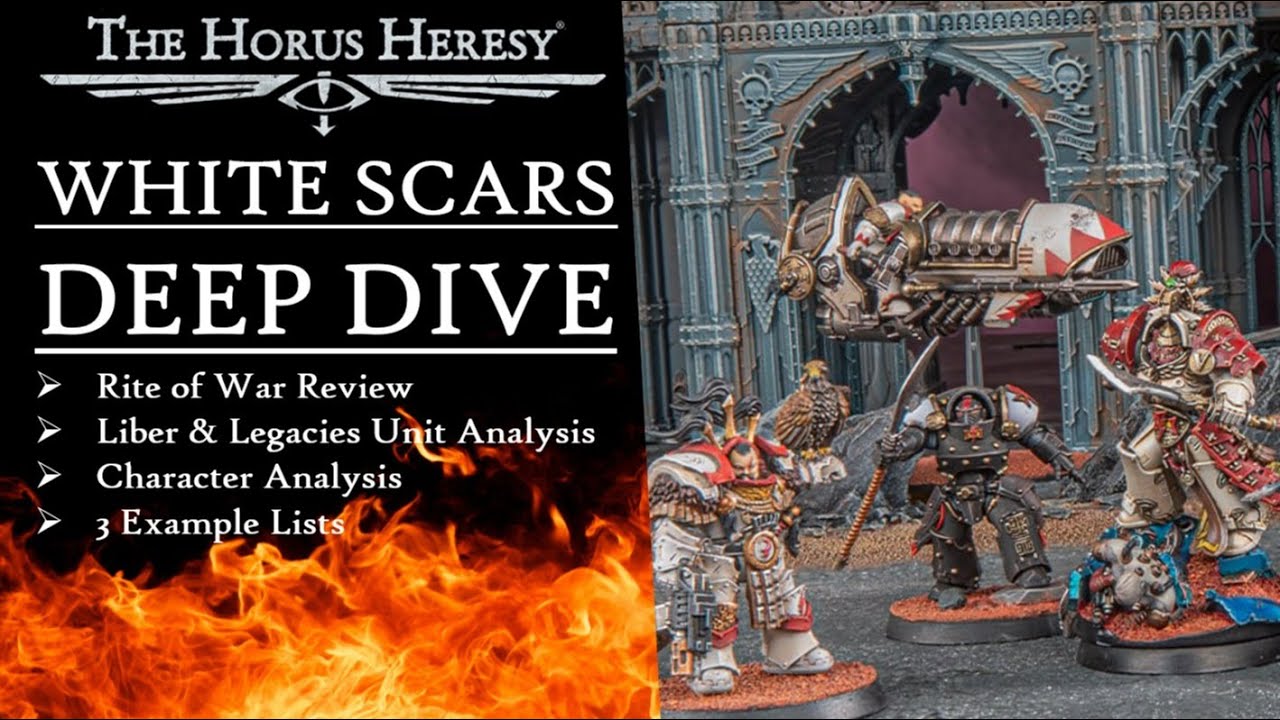 3.0 WHITE SCARS LEGION RULES REVIEW & ANALYSIS FOR WARHAMMER THE HORUS HERESY