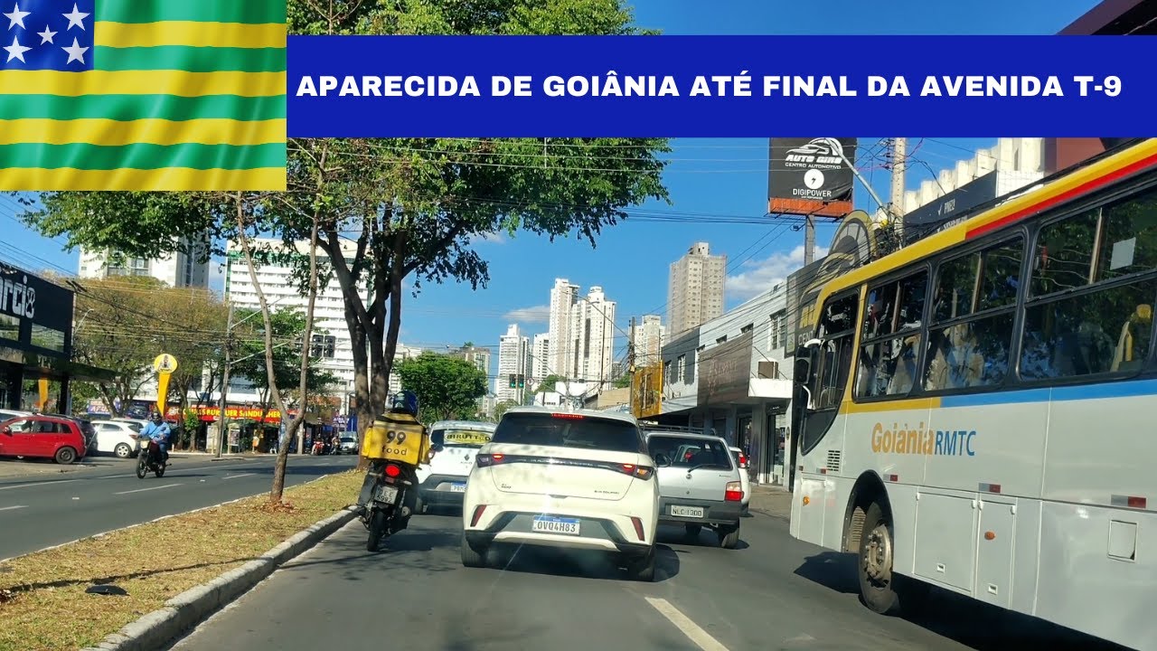 Como é o trajeto de Aparecida de Goiânia até final da avenida T9