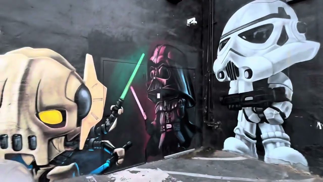 LA Melrose Graffiti/Art Kings CBS Alley Gallery pt1