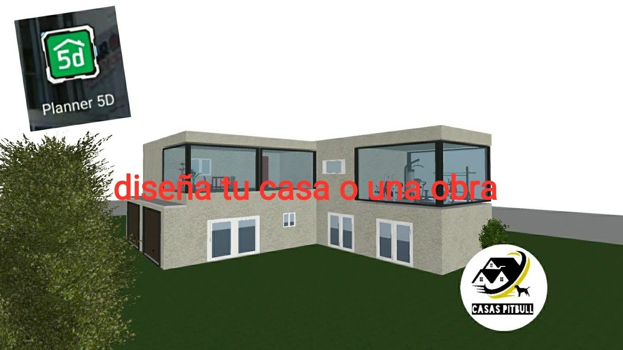 como diseñar una Construccion en 3d con planner 5D tutorial, proyectos en Steel Framing, planifica