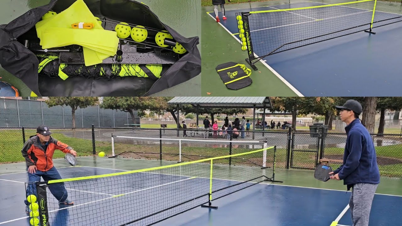 Best Portable Pickleball Net Under $100 Bltend Set with Pickle Ball Holder & Accessories Review