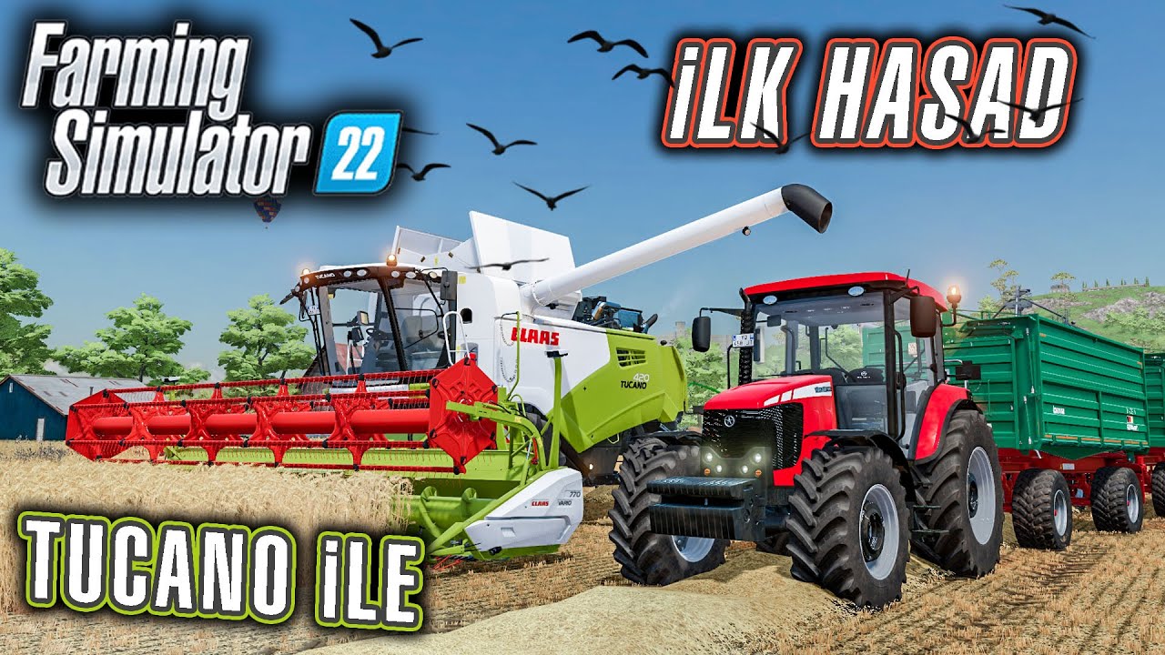 *CLAAS TUCANO İLE İLK HASADIMIZ* | FS 22 Haut-Beyleron - Bölüm 39