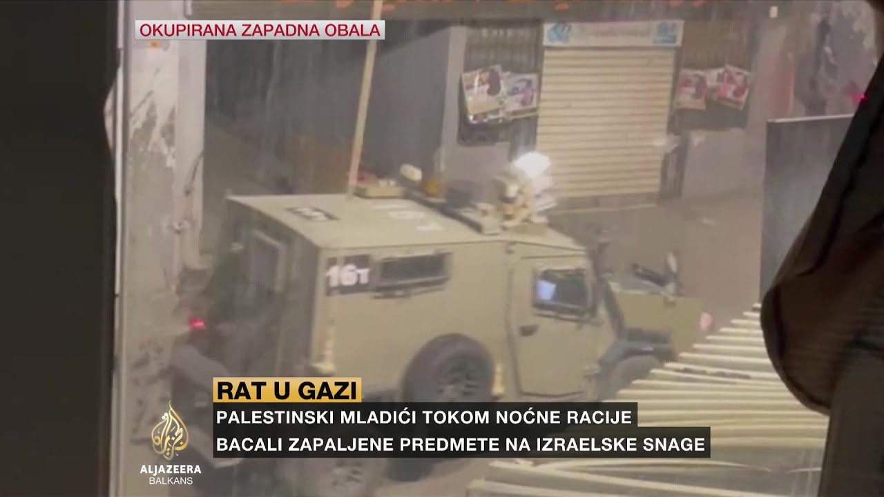 Zapadna obala: Četrnaest izraelskih racija prve noći 2024.