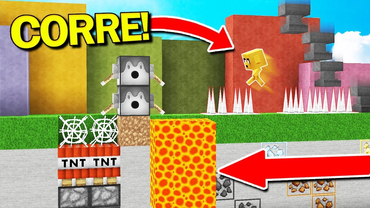 ¡NADIE SOBREVIVE A ESTAS TRAMPAS EN MINECRAFT! 😫😂 MINECRAFT DEATH RUN #5