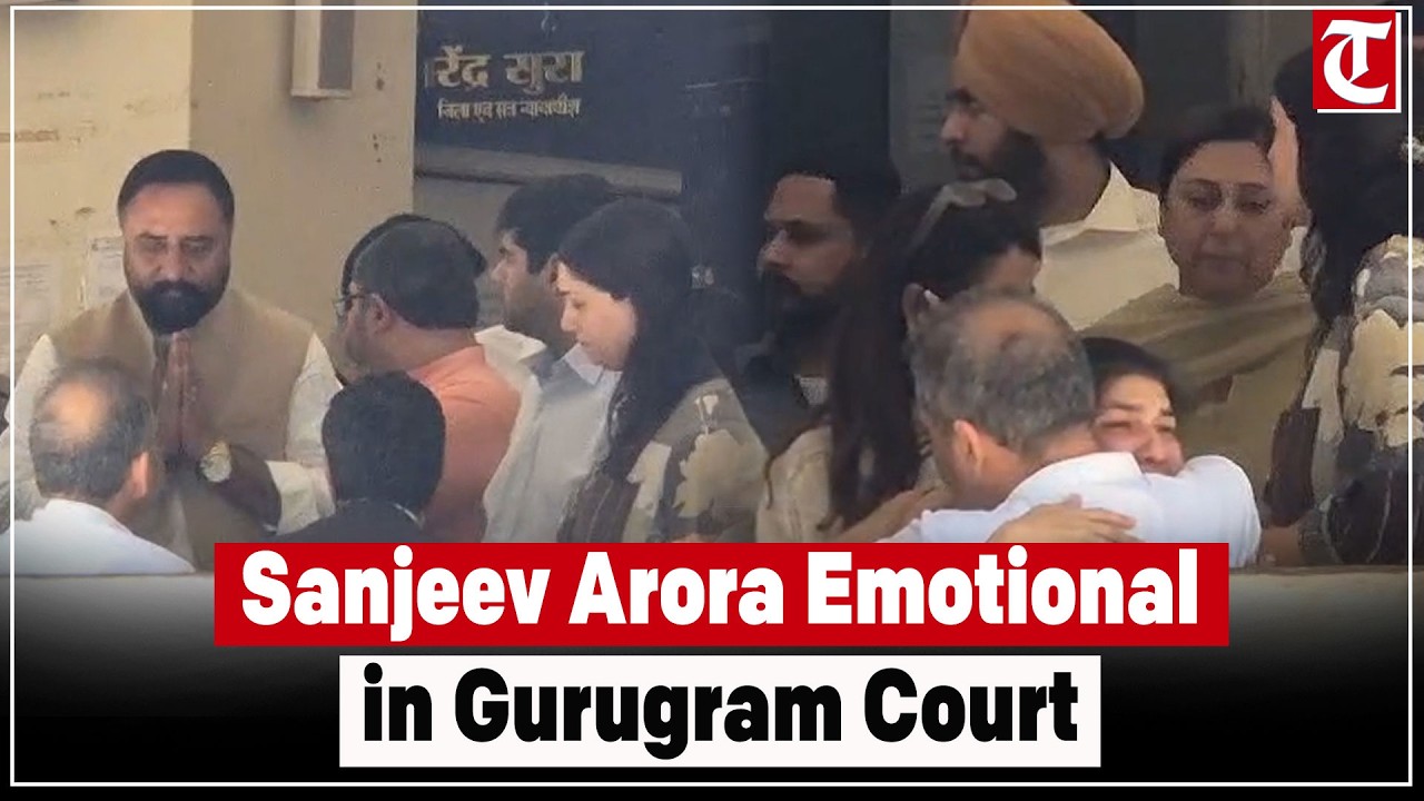 Punjab Minister Sanjeev Arora Breaks Down in Gurugram Court After Meeting Family